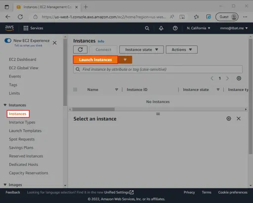 Launch instances
