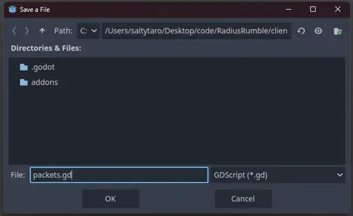 Godobuf output