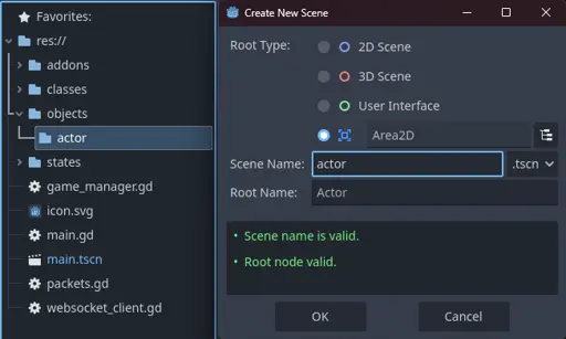 Actor Scene