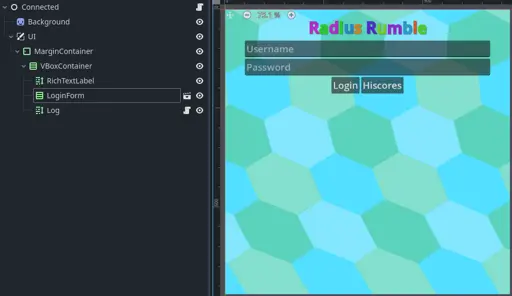 Half refactored Connected scene