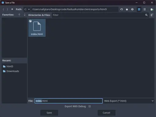 Export Folder