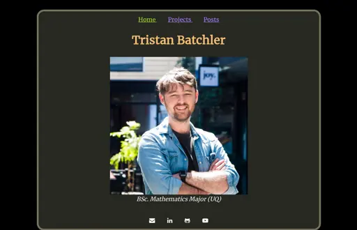 Screenshot of the site from November 2023