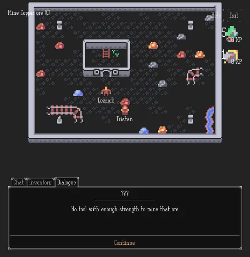 Twilight Grove inventory and item management UI